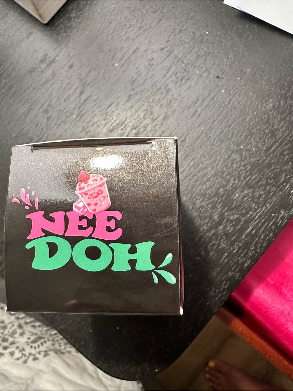 Starbucks Pink & Green Nee Doh Strawberry Stress Squeeze - Picture 8 of 8